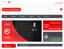 Tablet Screenshot of casadorefratario.com.br